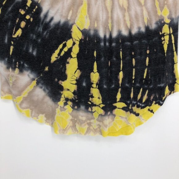 Raquel Allegra Tie Die Deep Scoop Neck Racerback  Tank Dress 2 - Picture 9 of 16